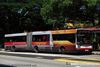 Thumbnail: TIB1100X — Historical archive of a Mercedes-Benz O.405G (Hispano Habit) articulated (bendy) bus operating on service 67 under SMRT Buses. Buses of this model type have since been completely retired from passenger service.
