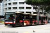 Thumbnail: TIB1133B — Historical archive of a Mercedes-Benz O.405G (Hispano Habit) articulated (bendy) bus operating on service 106 under SMRT Buses. Buses of this model type have since been completely retired from passenger service.