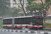 Thumbnail: TIB1199L — Historical archive of a Mercedes-Benz O.405G (Hispano Habit) articulated (bendy) bus operating on service 800 under SMRT Buses. Buses of this model type have since been completely retired from passenger service.