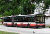 Thumbnail: TIB1247G — Historical archive of a Mercedes-Benz O.405G (Hispano Habit) articulated (bendy) bus operating on service 184 under SMRT Buses. Buses of this model type have since been completely retired from passenger service.