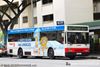 Thumbnail: TIB447C — Historical archive of a Mercedes-Benz O.405 (Hispano Carrocera) single-deck bus operating on service 187 under SMRT Buses. Buses of this model type have since been completely retired from passenger service.