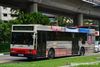 Thumbnail: TIB521X — Historical archive of a Mercedes-Benz O.405 (Hispano Carrocera) single-deck bus operating on service 106 under SMRT Buses. Buses of this model type have since been completely retired from passenger service.