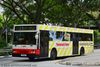Thumbnail: TIB555Z — Historical archive of a Mercedes-Benz O.405 (Hispano Carrocera) single-deck bus operating on service 970 under SMRT Buses. Buses of this model type have since been completely retired from passenger service.