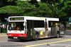 Thumbnail: TIB557T — Historical archive of a Mercedes-Benz O.405 (Hispano Carrocera) single-deck bus operating on service 77 under SMRT Buses. Buses of this model type have since been completely retired from passenger service.