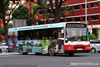 Thumbnail: TIB708A — Historical archive of a DAF SB220LT single-deck bus operating on service 975 under SMRT Buses. Buses of this model type have since been completely retired from passenger service.