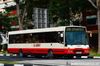 Thumbnail: TIB715D — Historical archive of a DAF SB220LT single-deck bus operating on service 300 under SMRT Buses. Photographed in June 2014, buses of this model type have since been completely retired from passenger service.