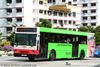 Thumbnail: TIB819M — Historical archive of a Mercedes-Benz O.405 (Hispano Carrocera) single-deck bus operating on service 61 under SMRT Buses. Buses of this model type have since been completely retired from passenger service.