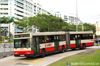 Thumbnail: TIB849B — Historical archive of a Mercedes-Benz O.405G (Hispano Carrocera) articulated (bendy) bus operating on service 912 under SMRT Buses. Photographed in November 2010, buses of this model type have since been completely retired from passenger service.
