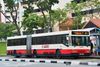 Thumbnail: TIB853M — Historical archive of a Mercedes-Benz O.405G (Hispano Carrocera) articulated (bendy) bus operating on service 811 under SMRT Buses. Buses of this model type have since been completely retired from passenger service.