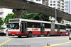 Thumbnail: TIB858A — Historical archive of a Mercedes-Benz O.405G (Hispano Carrocera) articulated (bendy) bus operating on service 184 under SMRT Buses. Buses of this model type have since been completely retired from passenger service.