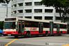 Thumbnail: TIB874C — Historical archive of a Mercedes-Benz O.405G (Hispano Carrocera) articulated (bendy) bus operating on service 106 under SMRT Buses. Buses of this model type have since been completely retired from passenger service.