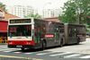 Thumbnail: TIB888M — Historical archive of a Mercedes-Benz O.405G (Hispano Carrocera) articulated (bendy) bus operating on service 302 under SMRT Buses. Photographed in October 2008, buses of this model type have since been completely retired from passenger service.