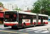 Thumbnail: TIB991Y — Historical archive of a Mercedes-Benz O.405G (Hispano MK2) articulated (bendy) bus operating on service 302 under SMRT Buses. Photographed in November 2008, buses of this model type have since been completely retired from passenger service.
