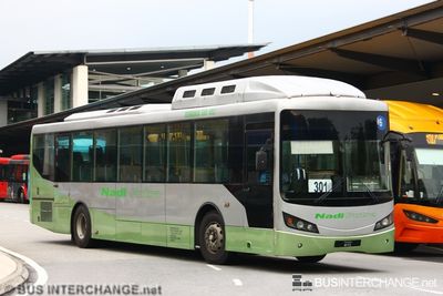 Bus 301 - Nadi Putra Daewoo BV120MA (Putrajaya6713)