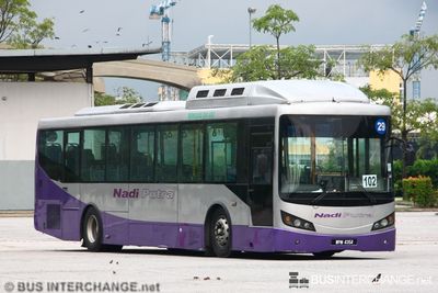 Bus 102 - Nadi Putra Daewoo BV120MA (WPL4354)