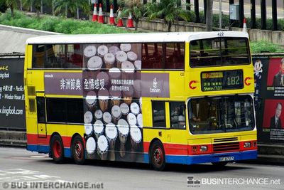 Bus 182 - Citybus Volvo Olympian (GF8727)