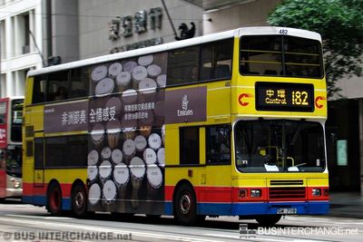 Bus 182 - Citybus Volvo Olympian (GM7118)