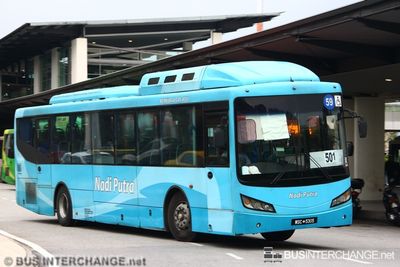 Bus 501 - Nadi Putra Daewoo BV120MA (WSC5305)