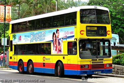 Bus 6X - Citybus Dennis Dragon (GF8124)