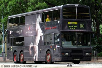 Bus 8X - Citybus Dennis Dragon (GG5906)
