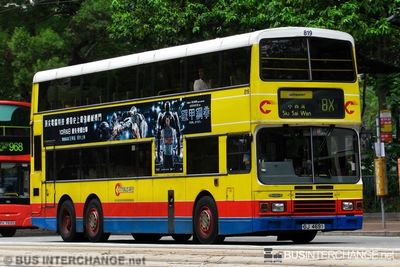 Bus 8X - Citybus Dennis Dragon (GJ4691)