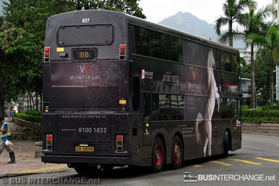 Bus 118 - Citybus Dennis Dragon (GM6898)