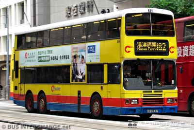 Bus 182 - Citybus Dennis Dragon (GR2547)