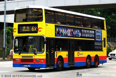 Bus 6X - Citybus Volvo Olympian (GZ4643)