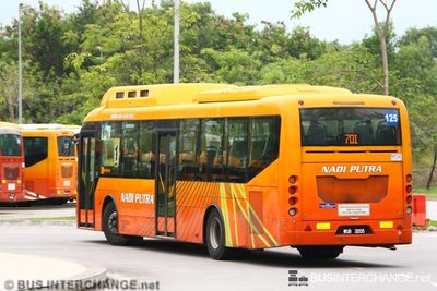 Bus 701 - Nadi Putra Daewoo BV120MA (WUB3205)