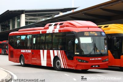 Bus 701 - Nadi Putra Daewoo BV120MA (WUF9682)