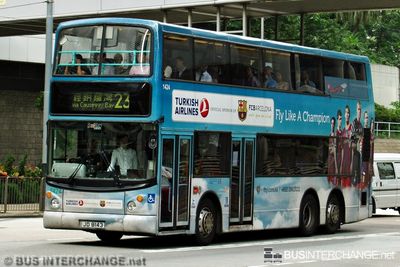 Bus 23 - New World First Bus Dennis Trident III (JD8143)