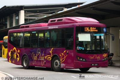 Bus 104 - Nadi Putra Daewoo BS106 (WVH2459)