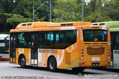 Bus 104 - Nadi Putra Daewoo BS106 (WVH2621)