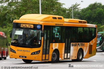 Bus 104 - Nadi Putra Daewoo BS106 (WVH2621)