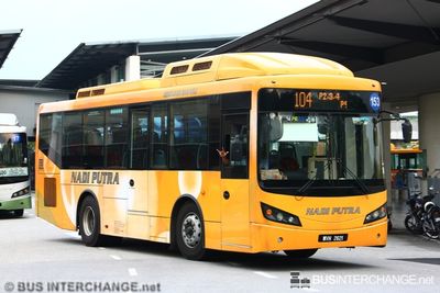 Bus 104 - Nadi Putra Daewoo BS106 (WVH2621)