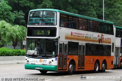 Bus 9 - New World First Bus Dennis Trident III (JF7381)