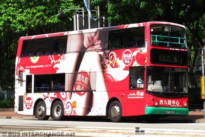 Bus 8 - New World First Bus Dennis Trident III (JF8429)