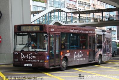 Bus 43X - New World First Bus Dennis Dart (HV8910)