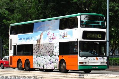 Bus 42 - New World First Bus Dennis Trident III (HZ 802)