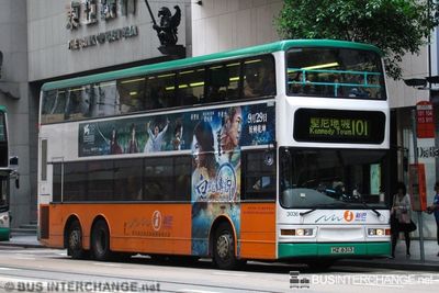 Bus 101 - New World First Bus Dennis Trident III (HZ6313)