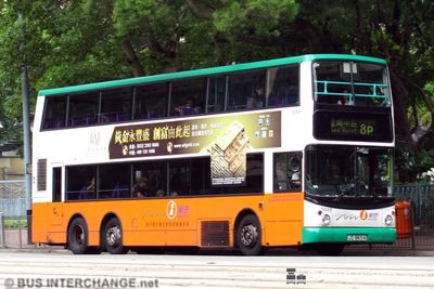 Bus 8P - New World First Bus Volvo B10TL (JD9654)