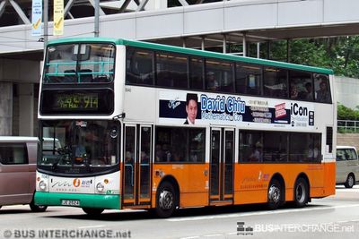 Bus 914 - New World First Bus Volvo B10TL (JE2524)
