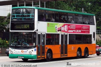 Bus 104 - New World First Bus Volvo B10TL (JW4957)