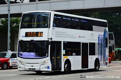 Bus 6X - Citybus Alexander Dennis Enviro 400 (RX1605)