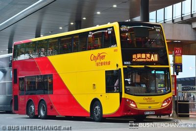 Bus A11 - Citybus Alexander Dennis Enviro 500 MMC (RY5458)