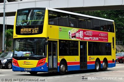 Bus 5X - Citybus Alexander Dennis Enviro 500 (NU5176)