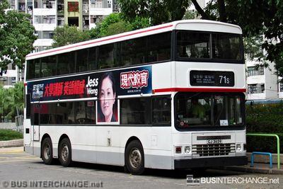 Bus 71S - Kowloon Motor Bus Dennis Dragon (GJ3659)
