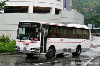 Bus 14S - Kowloon Motor Bus Mitsubishi Fuso MK217J (GJ2752)