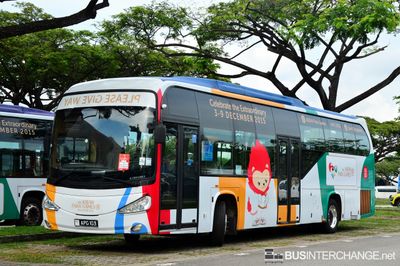 Bus ASEAN Para Games 2015 Shuttle Bus - Private Operator Scania K230UB (PA9596T)