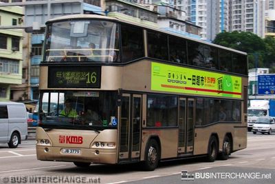 Bus 16 - Kowloon Motor Bus Neoplan Centroliner (JB3779)